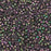 Toho Aiko Seed Beads, 11/0 #709 'Matte Peacock Iris' (4 Grams)