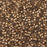 Toho Aiko Seed Beads, 11/0 #740F 'Matte Copper-Lined Crystal' (4 Grams)
