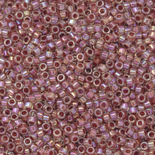 Toho Aiko Seed Beads, 11/0 #771 'Strawberry-Lined Crystal Rainbow' (4 Grams)