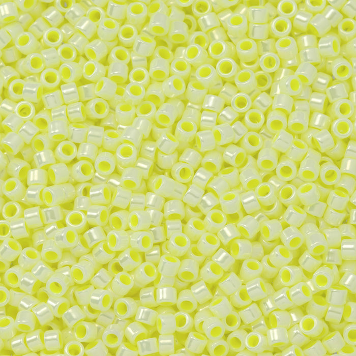 Toho Aiko Seed Beads, 11/0 #813 'Opaque Pastel Duckling Luster' (4 Grams)