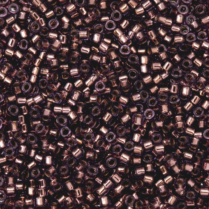 Toho Aiko Seed Beads, 11/0 #865 'Copper-Lined Amethyst' (4 Grams)