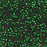 Toho Aiko Seed Beads, 11/0 #881 'Gold-Lined Emerald' (4 Grams)