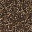 Toho Aiko Seed Beads, 11/0 #884 'Gold-Lined Med Amethyst' (4 Grams)
