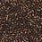 Toho Aiko Seed Beads, 11/0 #886 'Gold-Lined Dark Amethyst' (4 Grams)