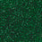 Toho Aiko Seed Beads, 11/0 #939F 'Transparent Frosted Green Emerald' (4 Grams)