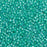 Toho Aiko Seed Beads, 11/0 #954 'Lt Jonquil-Lined Aqua' (4 Grams)