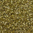 Toho Aiko Seed Beads, 11/0 #991 'Gold-Lined Olivine Chrysolite' (4 Grams)