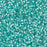 Toho Aiko Seed Beads, 11/0 #PF2117 'PermaFinish Translucent Silver-Lined Aqua' (4 Grams)