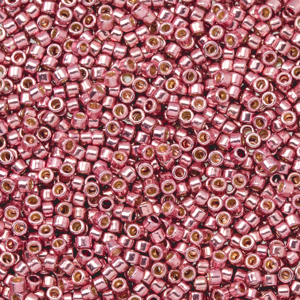 Toho Aiko Seed Beads, 11/0 #PF553 'PermaFinish Galvanized Pink Lilac' (4 Grams)