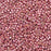 Toho Aiko Seed Beads, 11/0 #PF553 'PermaFinish Galvanized Pink Lilac' (4 Grams)