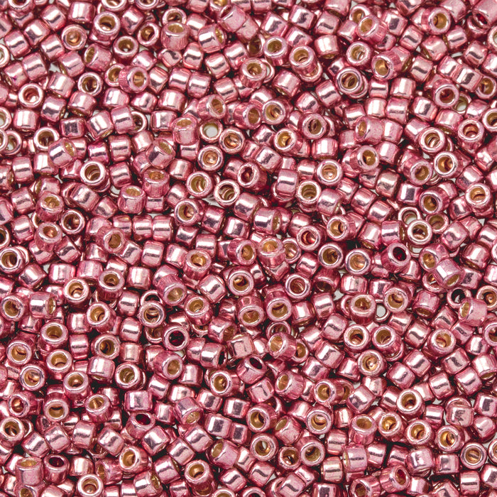 Toho Aiko Seed Beads, 11/0 #PF553 'PermaFinish Galvanized Pink Lilac' (4 Grams)