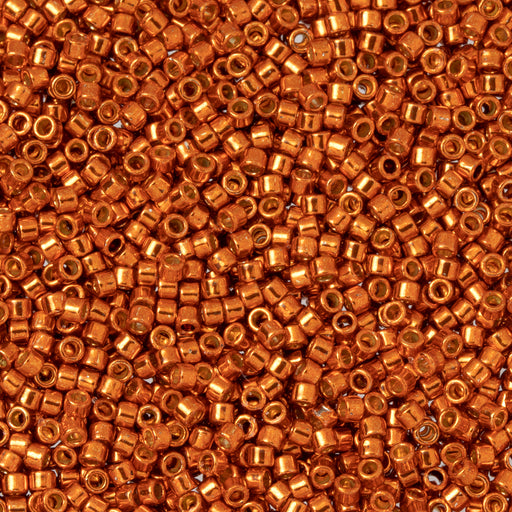 Toho Aiko Seed Beads, 11/0 #PF562 'PermaFinish Galvanized Saffron' (4 Grams)