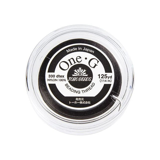 Toho One-G Nylon Beading Thread, Brown (125 Yard Spool)