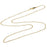 Finished Cable Chain Necklace, Oval Links with Spring Ring Clasp 1.2x1mm, 16 Inches, 14K Gold FIlled