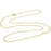 Finished Cable Chain Necklace, 1.2x1mm Oval Links with Spring Ring Clasp, 20 Inches, 14K Gold FIlled