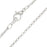 Finished Rolo Chain Necklace, Round Links with Lobster Clasp 2mm, 18 Inches, Silver Plated