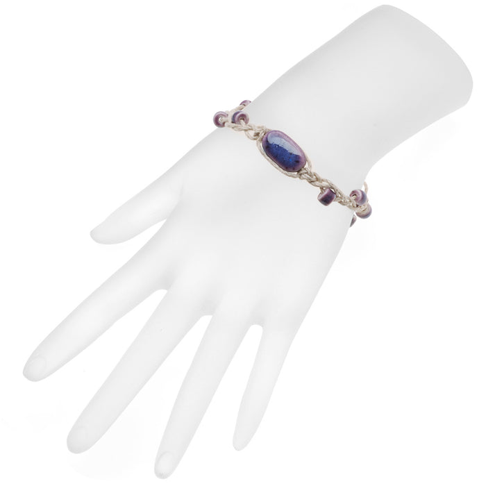 Retired - Plum Purple Braided Bracelet