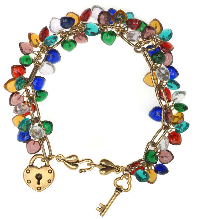 Retired - Key To My Heart Bracelet