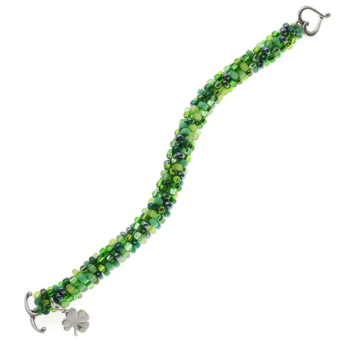 Retired - Shamrock Crochet Bracelet