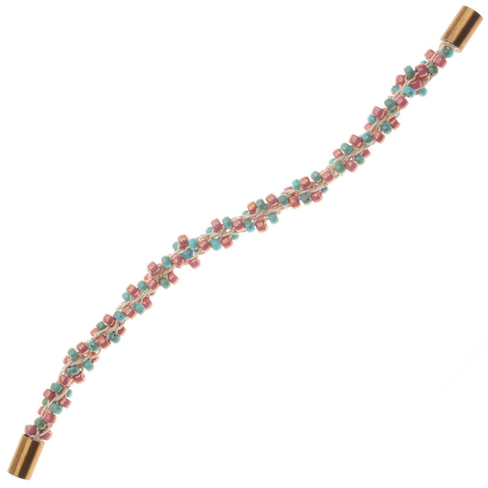 Retired - Boho Hemp Kumihimo Bracelet