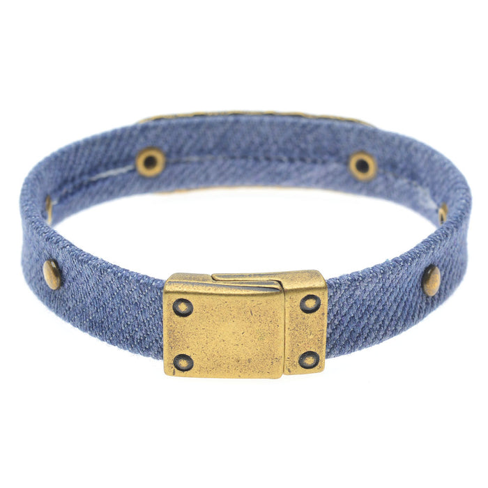 Retired - Industrial Denim Bracelet