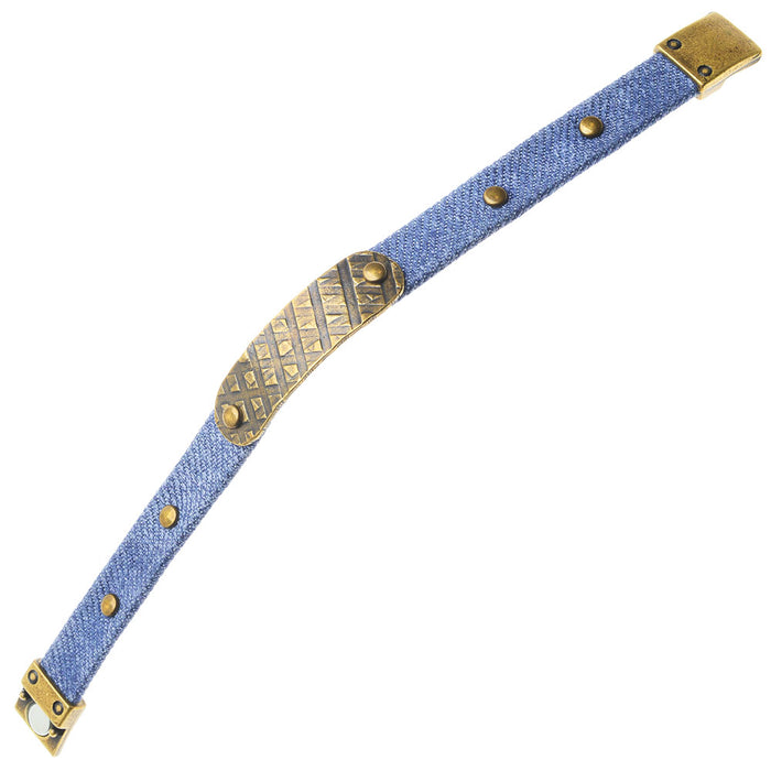 Retired - Industrial Denim Bracelet