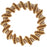 Toffee Swirl Cellini Spiral Beaded Bangle