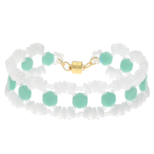 Retired - Lizzie Honeycomb Bracelet in Teal