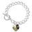 Austrian Crystal Heart Charm Bracelet (Reboot)
