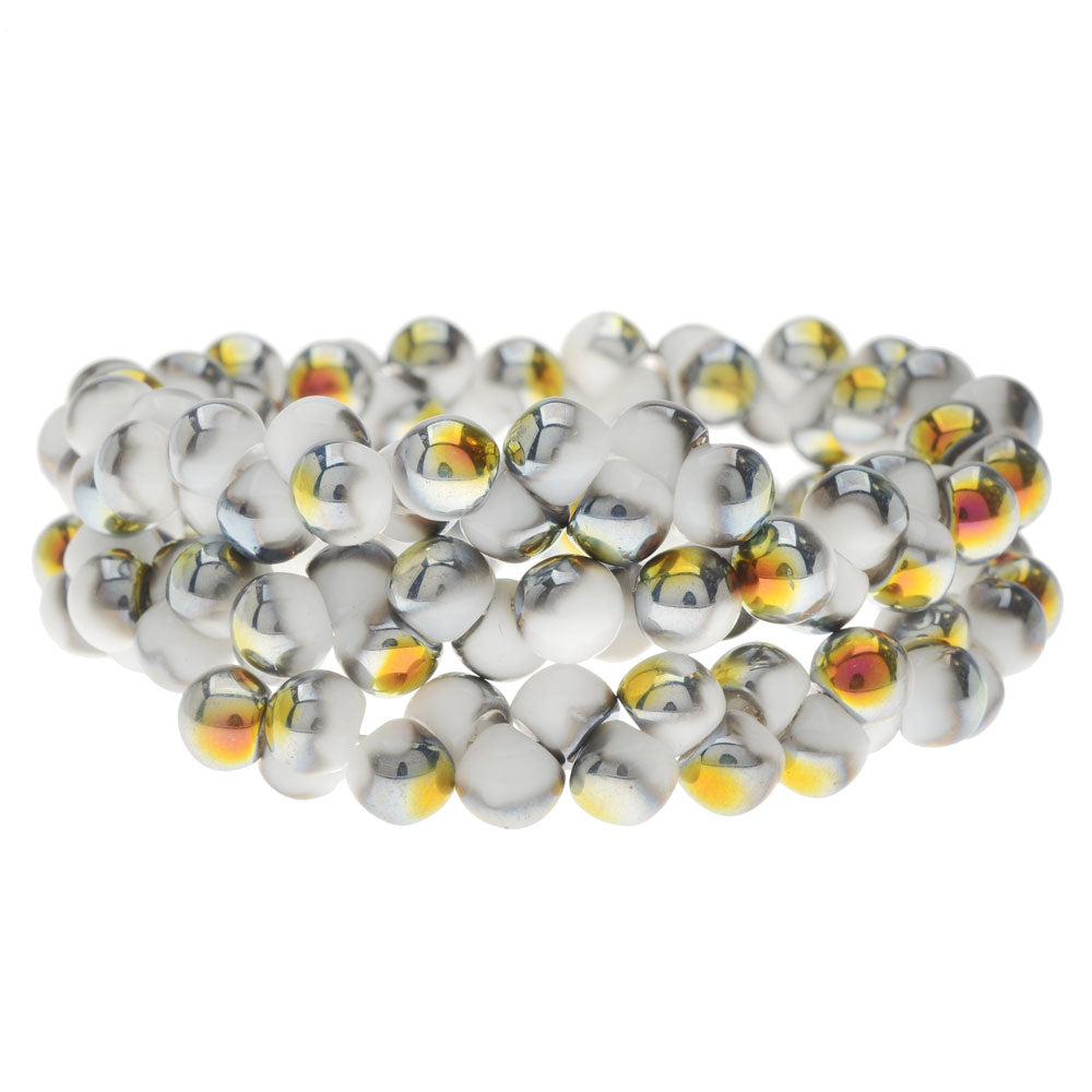 Retired - Bubbling Sea Memory Wire Bracelet