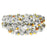 Retired - Bubbling Sea Memory Wire Bracelet
