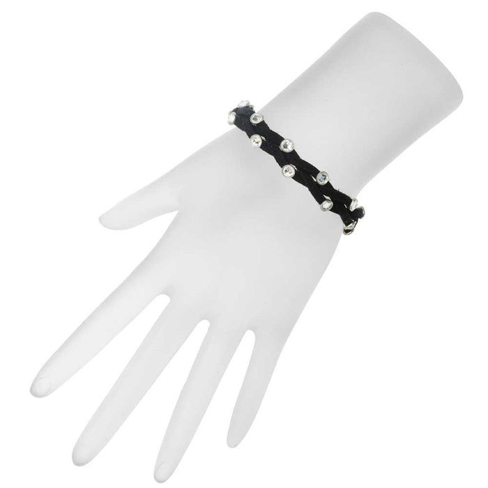 Retired - Braided Cassie Bracelet in Black