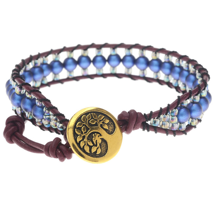 Blueberry Pie Leather Bracelet (Reboot)