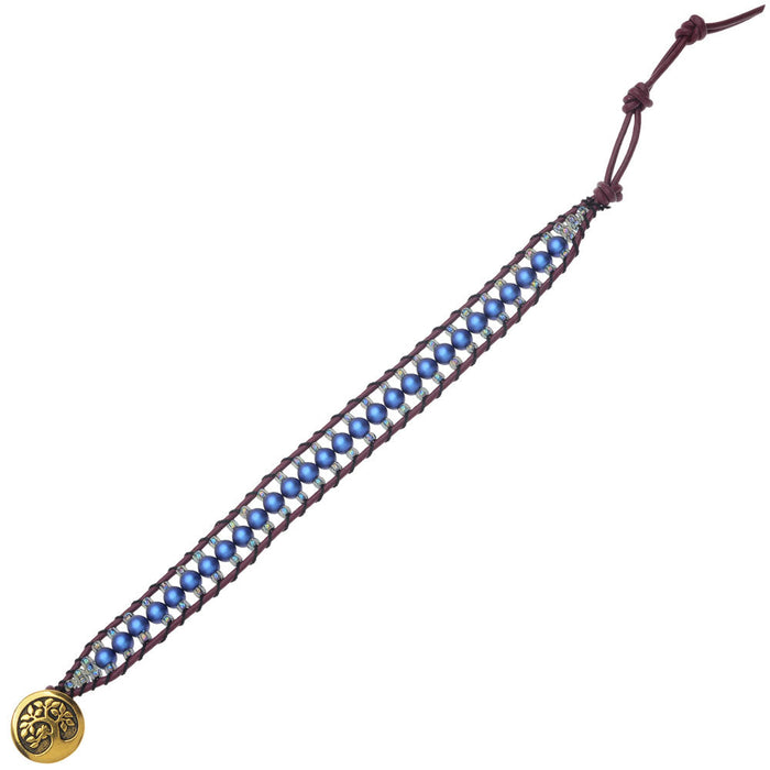 Blueberry Pie Leather Bracelet (Reboot)