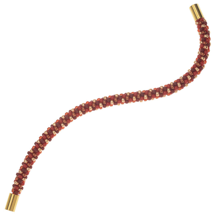 Cinnamon Stick Kumihimo Bracelet