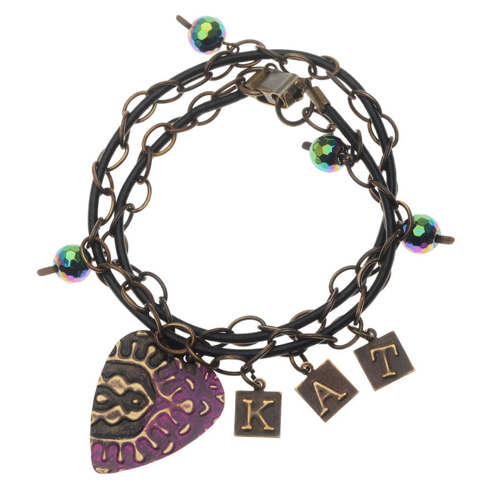 Retired - Headliner Wrap Bracelet in Black