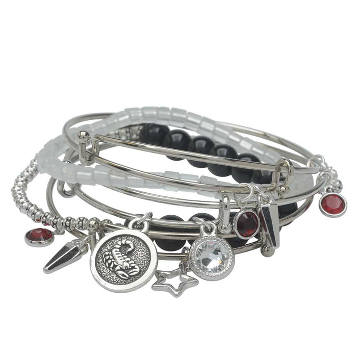 Retired - Stacked Scorpio Bangles