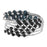 Pacific Lava Memory Wire Bracelet