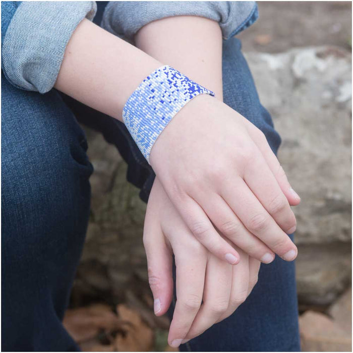 Blue Sky Loom Bracelet