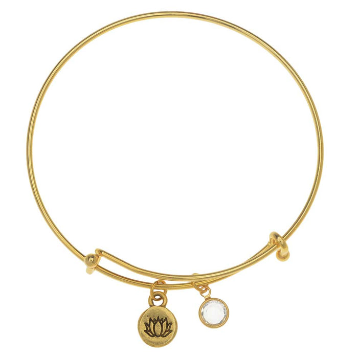 Retired - Peace of Mind Lotus Bangle