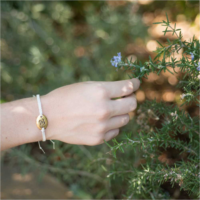Om Macrame Bracelet