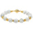 Antigua Beaches Bracelet in White Howlite