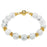 Antigua Beaches Bracelet in White Howlite