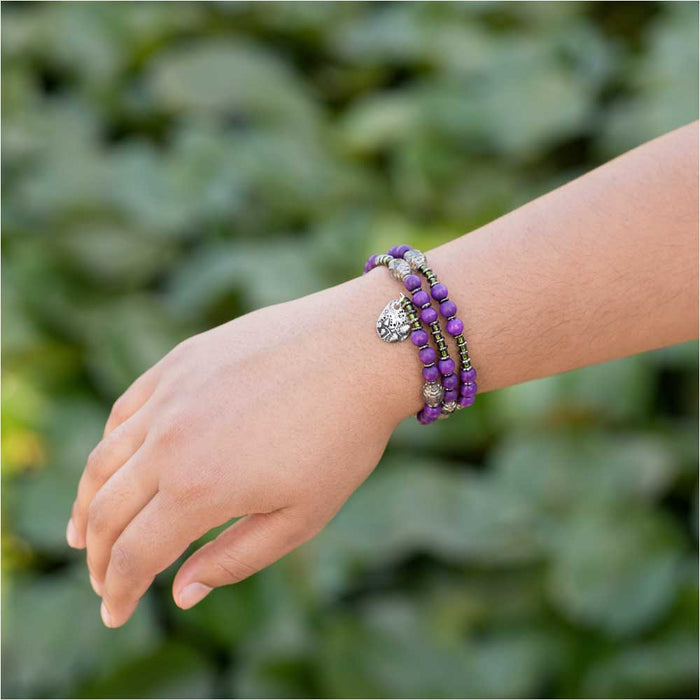 Retired - Hallerbos Memory Wire Bracelet