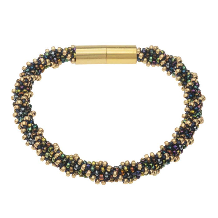 Heavy Metals Rock Kumihimo Bracelet