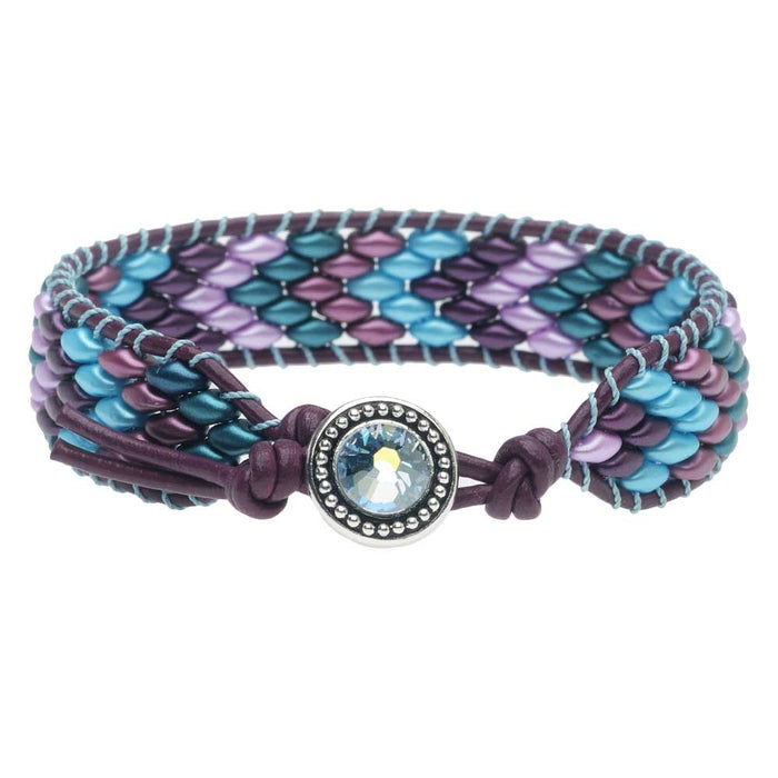 SuperDuo Wrapit Loom Bracelet in Victorian Elegance (Reboot)