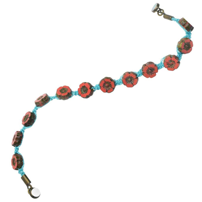 Retired - Hibiscus Island Macrame Bracelet
