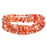 Retired - Stackable Seed Bead Bracelets in Coral