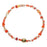 Retired - Stackable Seed Bead Bracelets in Coral