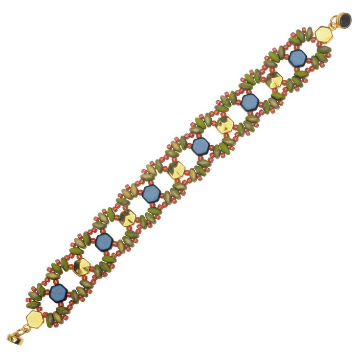 Retired - Lizzie Honeycomb Bracelet in Autumn Apple